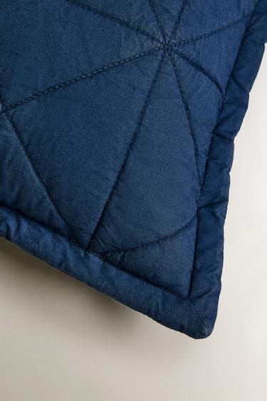 HOUSSE DE COUSSIN ÉDREDON ENFANT RÉVERSIBLE - Bleu / Vert de Zara - Image 1