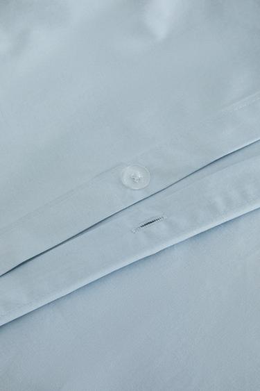 FUNDA NÓRDICA ALGODÓN PERCAL (200 HILOS) - Azul claro de Zara