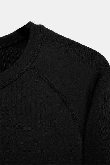 T-SHIRT THERMIQUE SANS COUTURE THERMOLITE® CORE SKI COLLECTION - Noir de Zara - Image 4