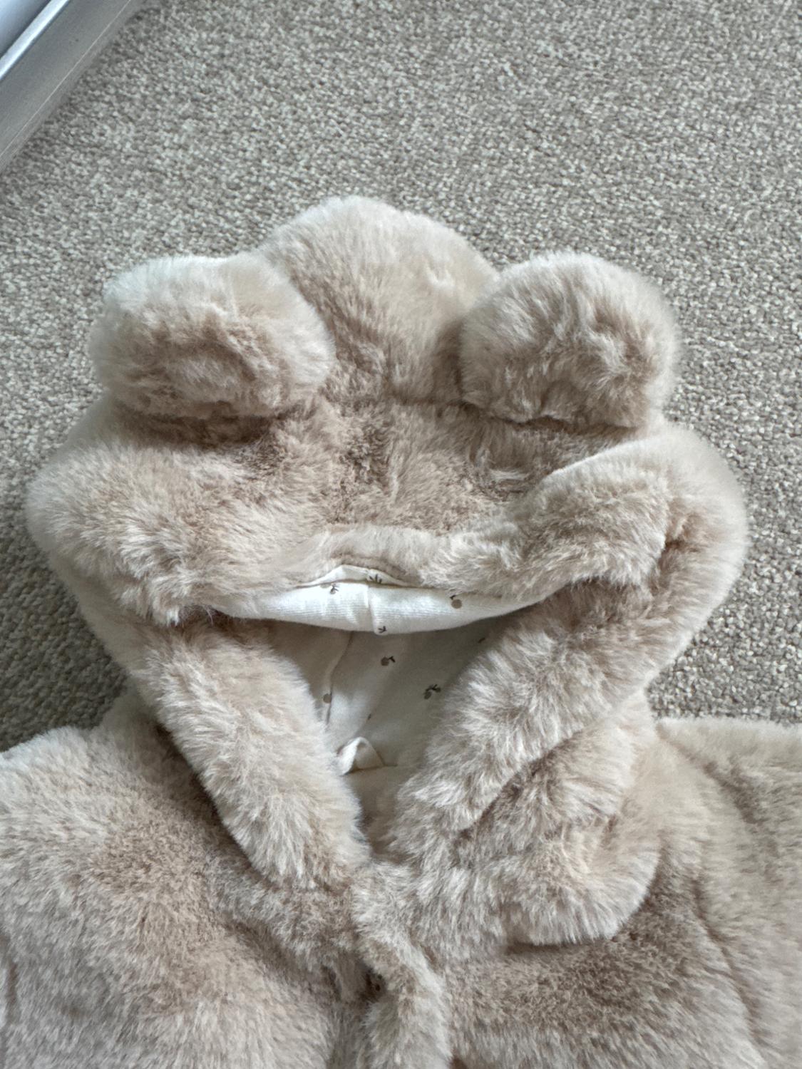 FAUX FUR ONE-PIECE SUIT - Image 3