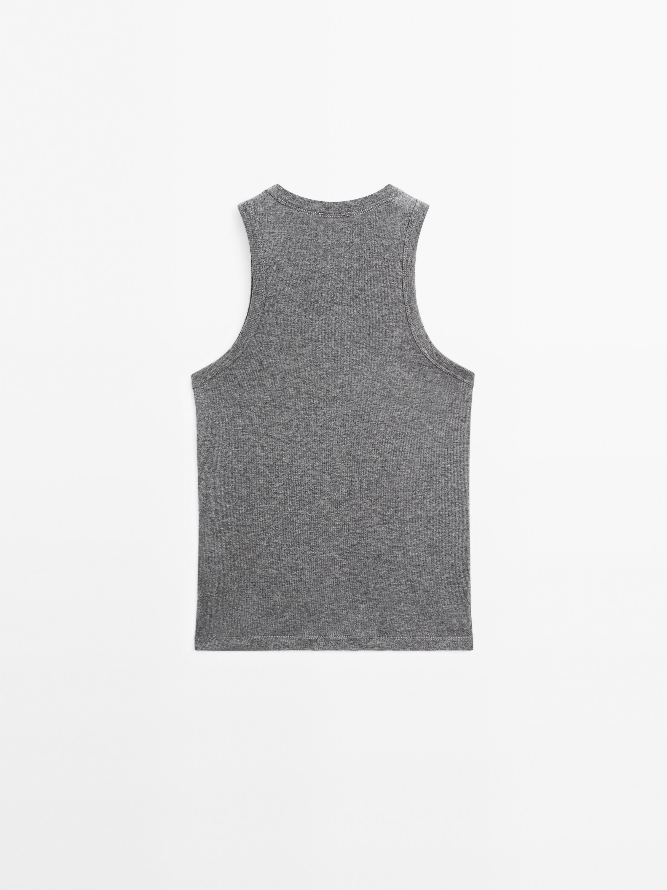 100% cotton halter top