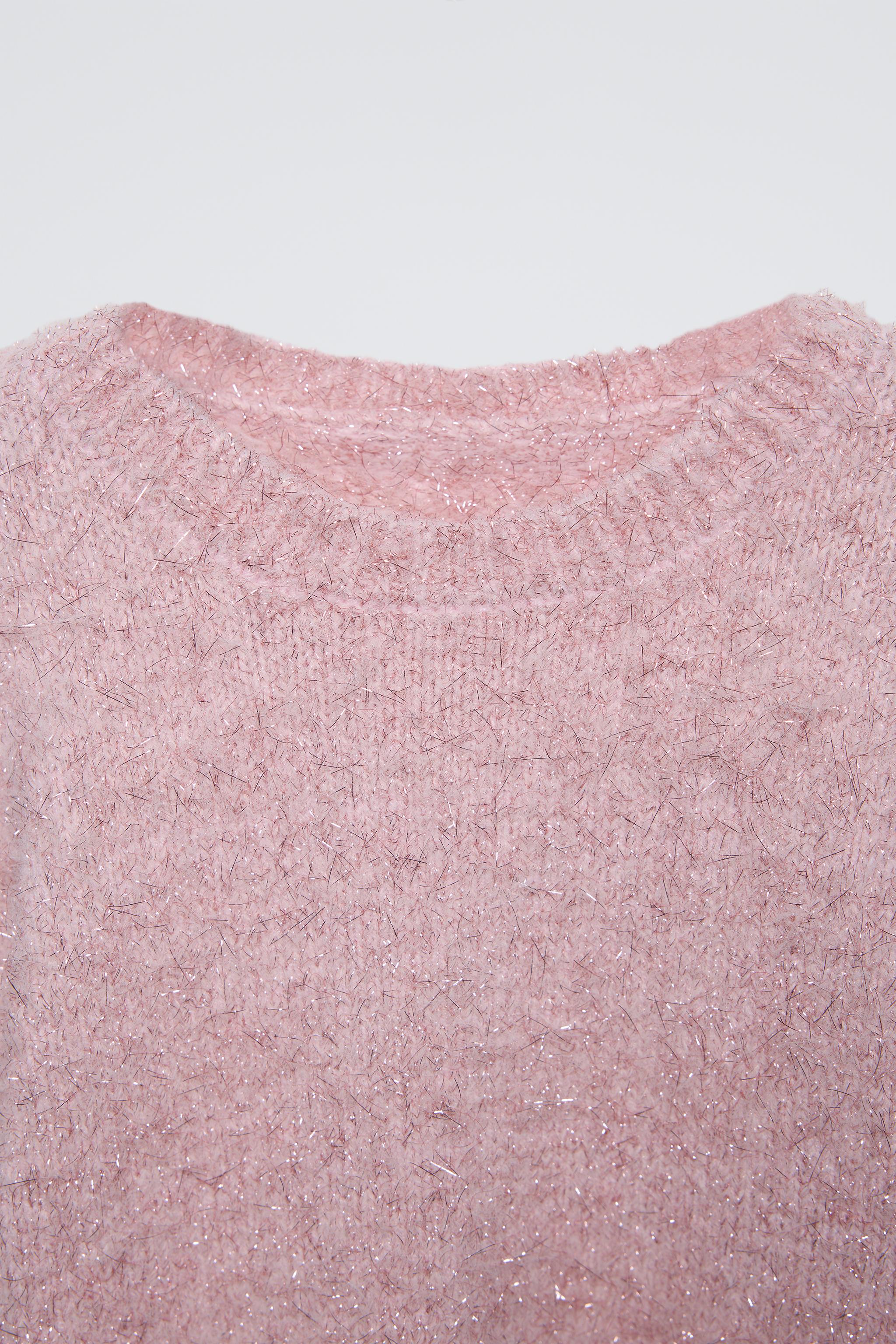 Pink sweater zara best sale