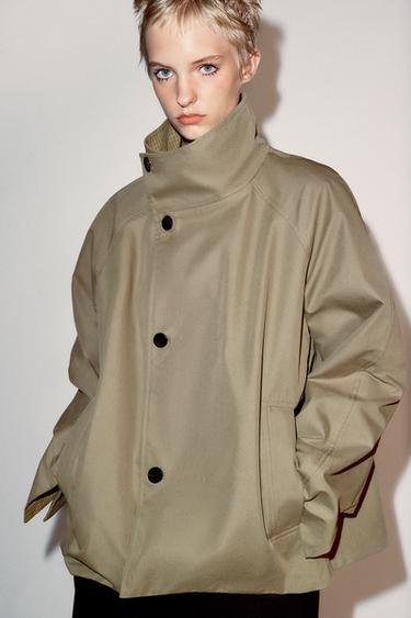 ZW COLLECTION REVERSIBLE JACKET - Light beige by Zara