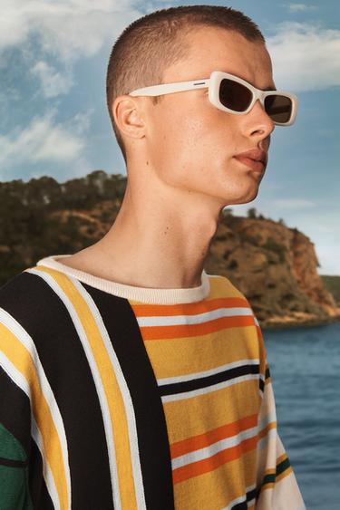 LIMITED EDITION CONTRAST STRIPED SWEATER - Multicoloured by Zara - Image 2