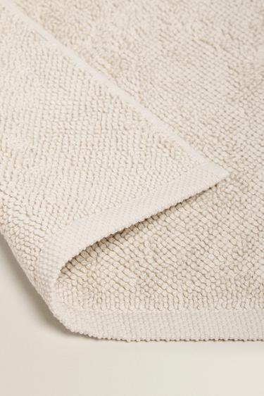 Zara NON-SLIP PLAIN BATH MAT - Sand