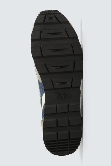 BASKETS STYLE RÉTRO - Bleu de Zara - Image 3