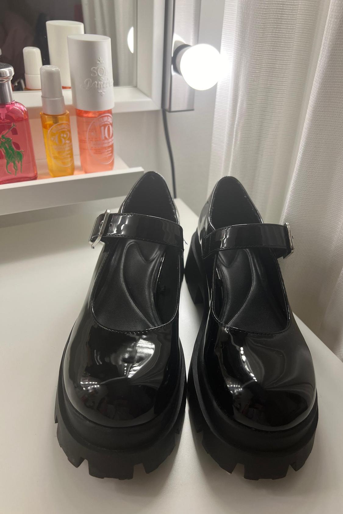 TRACK-SOLE MARY JANES WITH BUCKLE - Image 3