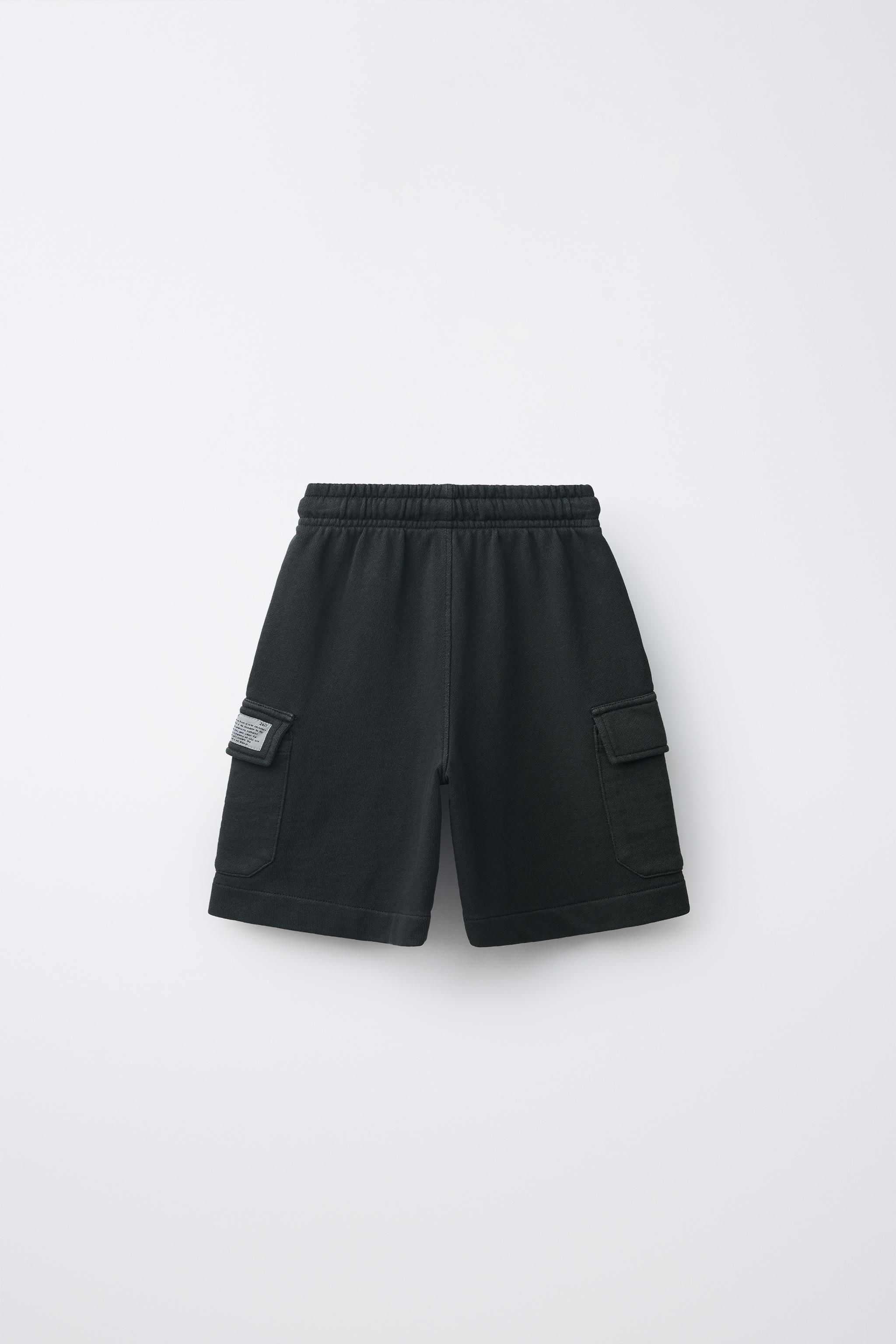 SHORT EN MOLLETON CARGO