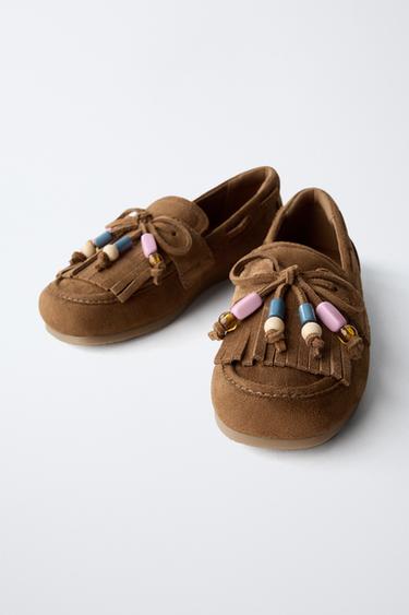 BEADED LOAFERS - Brown by Zara - Image 3