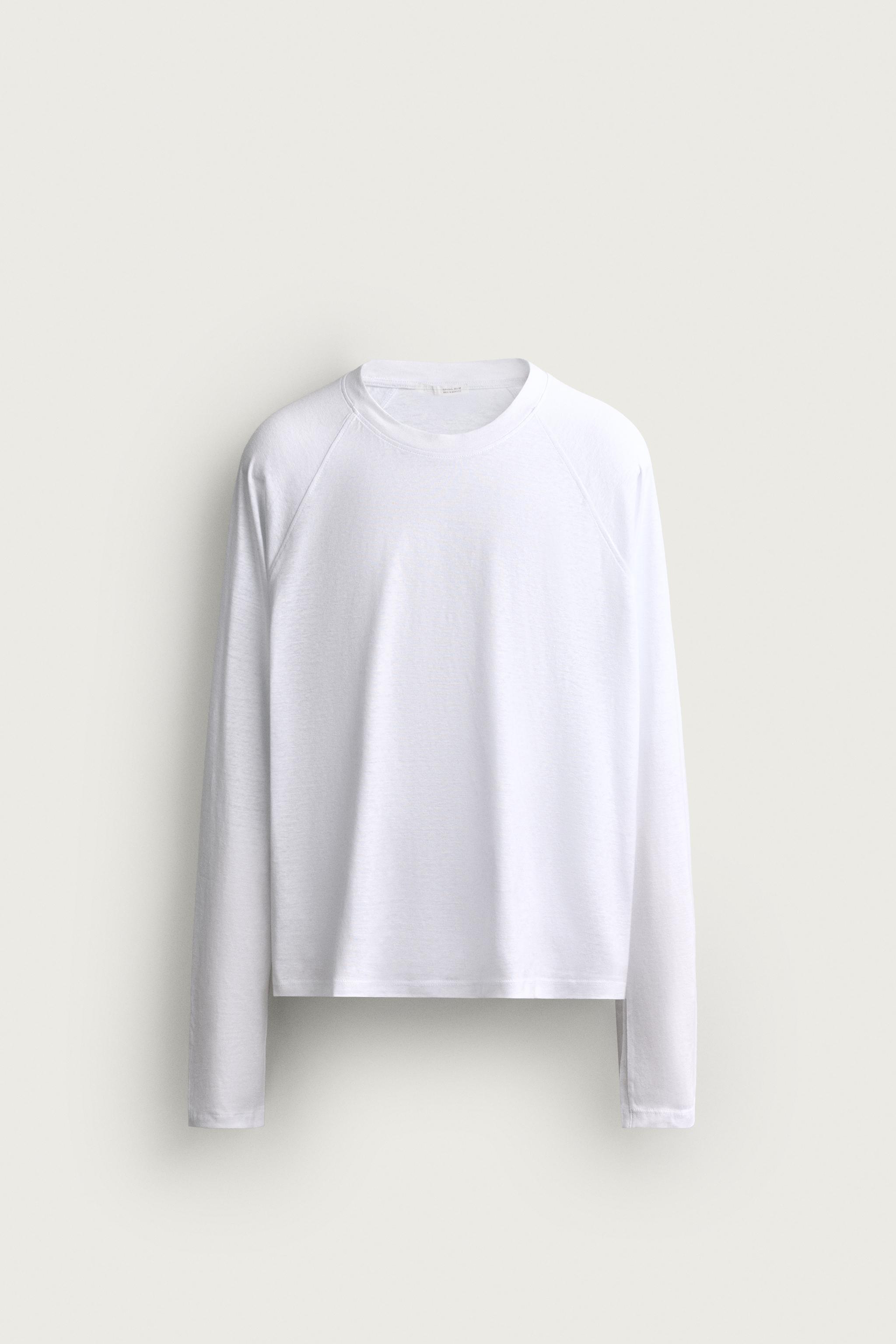 T-SHIRT COLOR BLOCK EN COTON ET LIN