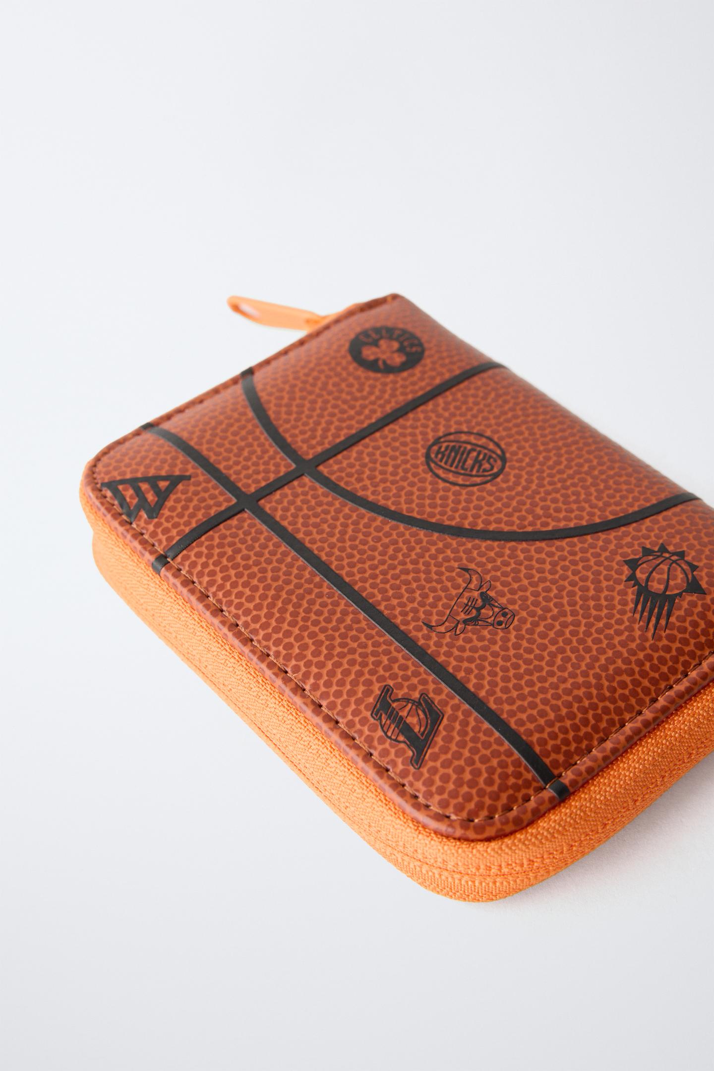 Детский кошелёк Zara NBA Basketball Wallet - Multi Teams, цвет: Оранжевый — фото 4