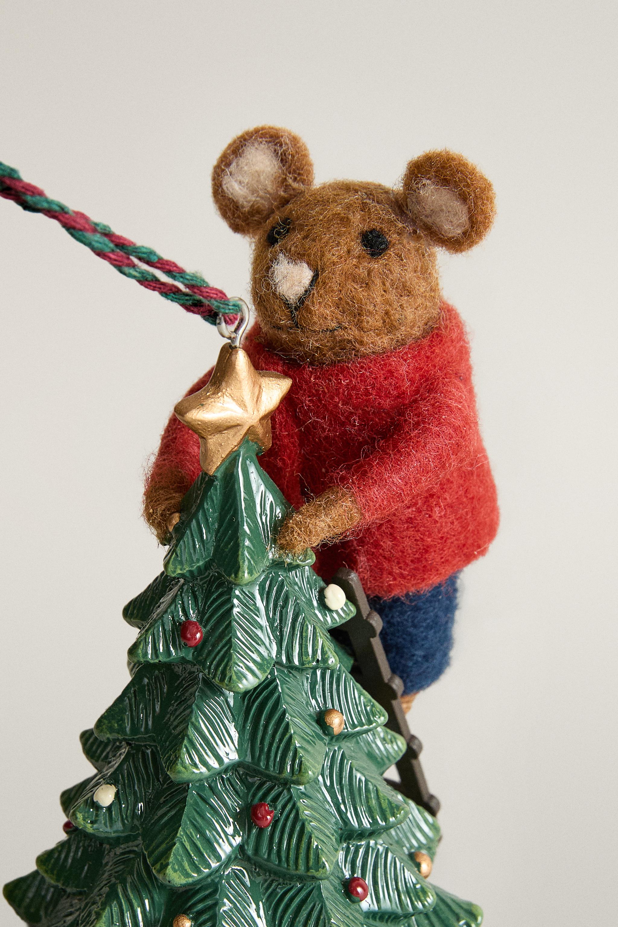 MOUSE CHRISTMAS TREE ORNAMENT