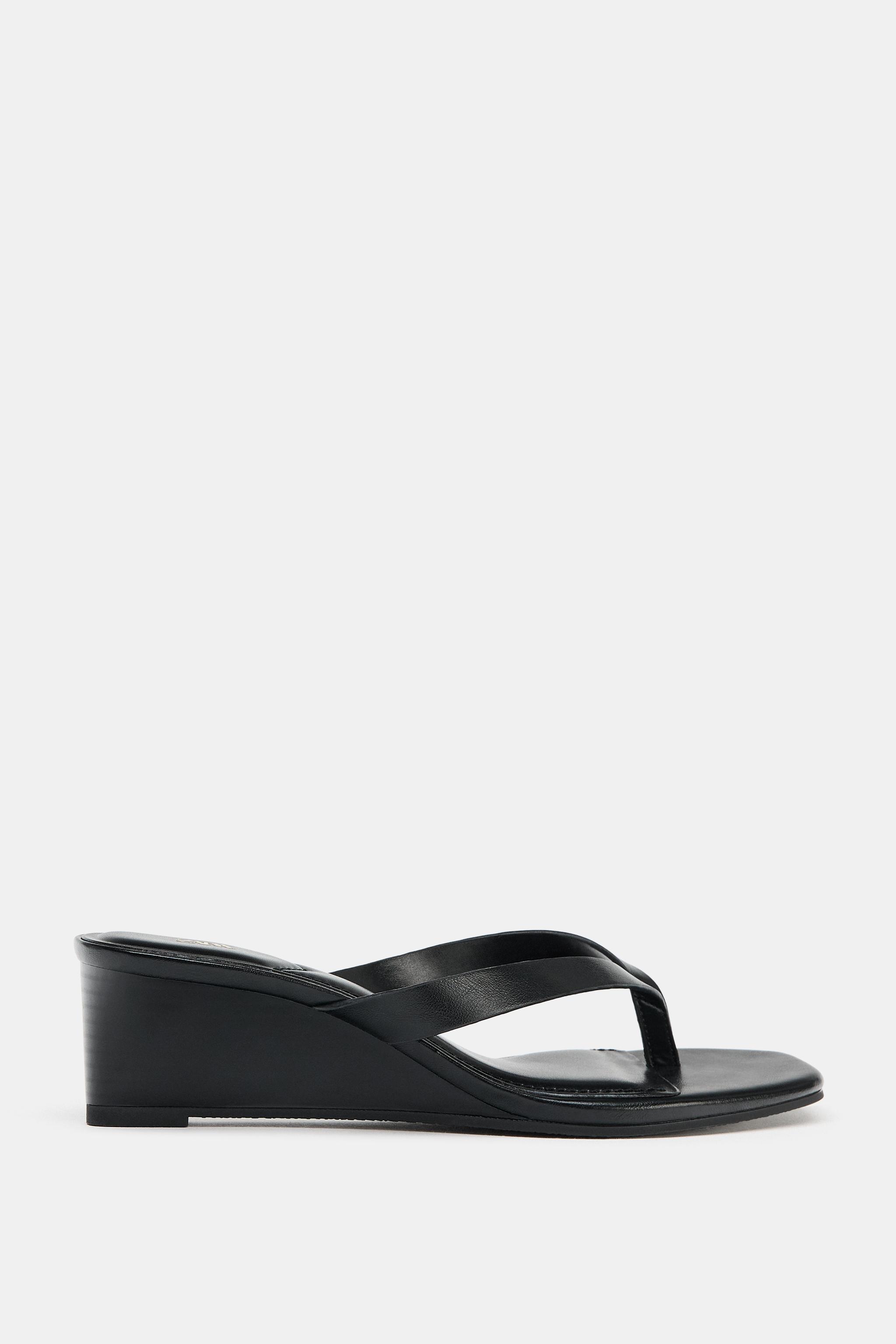 Zara Dolgu Topuk Sandalet görsel 4