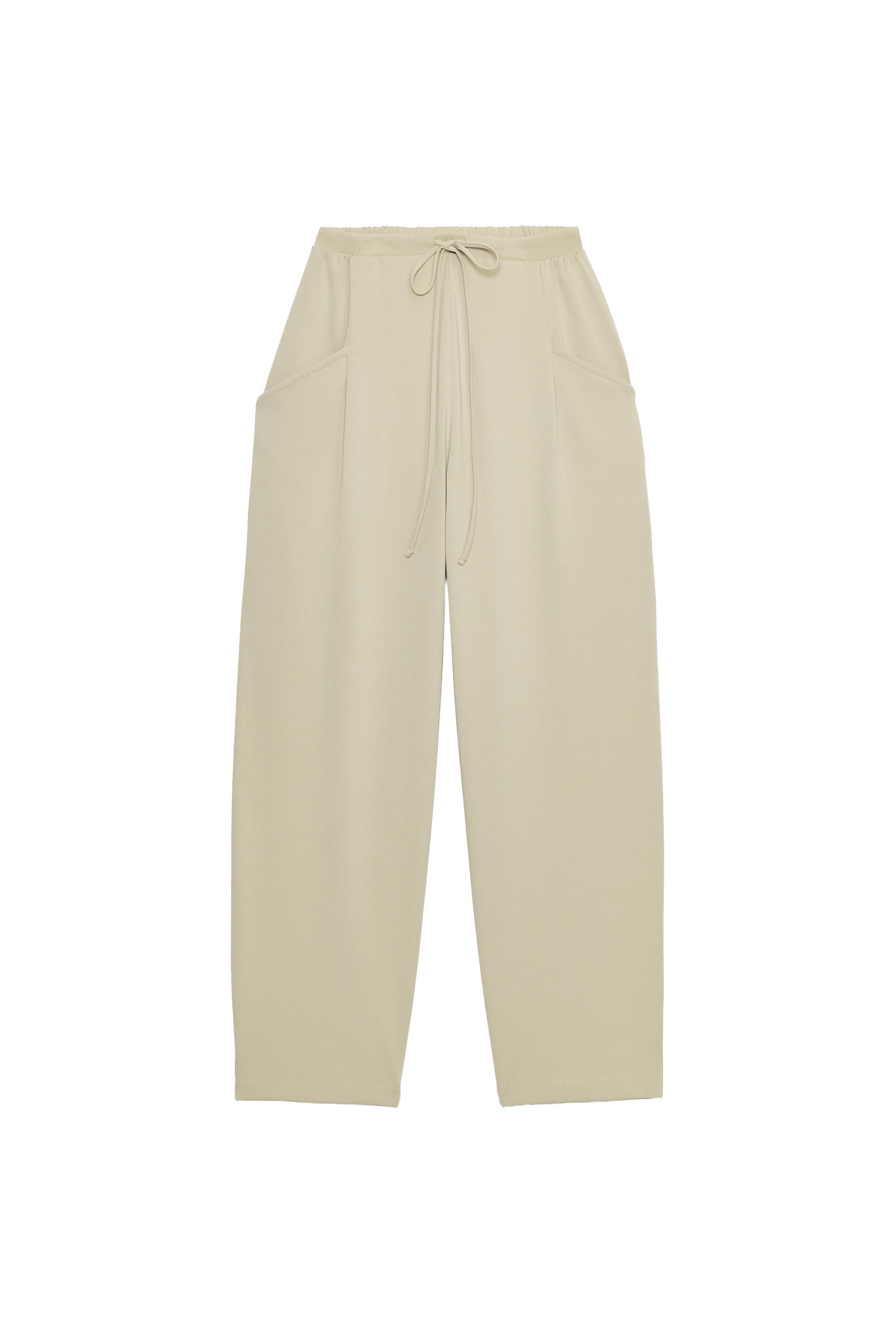 TEXTURED POCKET PANTS - Khaki | ZARA United States