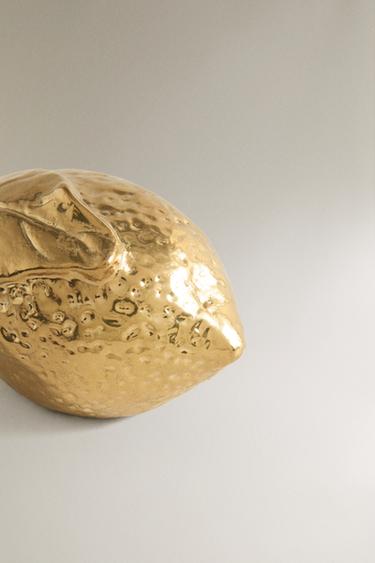 OBJET DÉCORATIF CITRON | MARISA BERENSON - Doré de Zara - Image 3