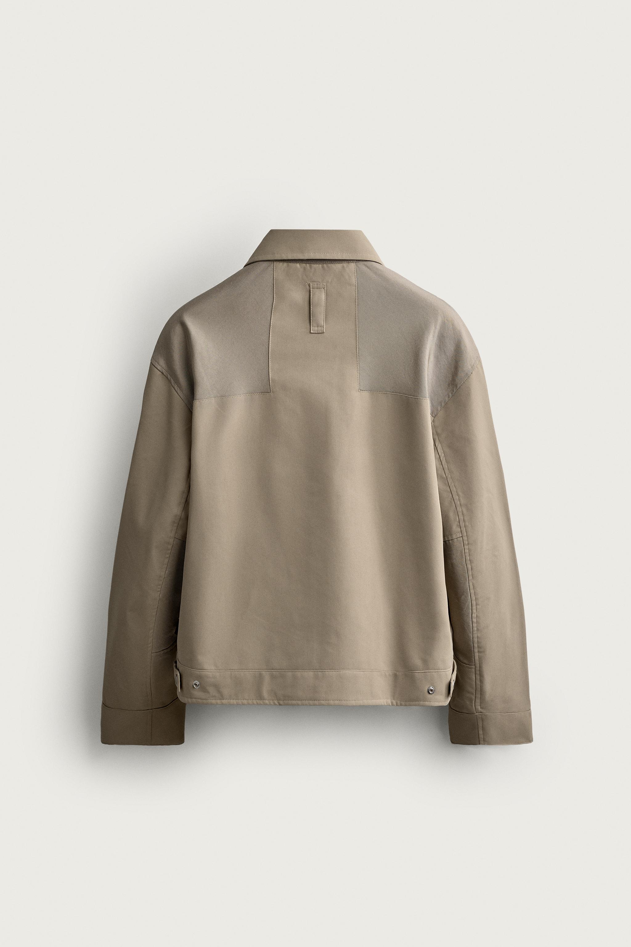 BLOUSON CROPPED FIT BRANDENBOURGS MÉTALLIQUE