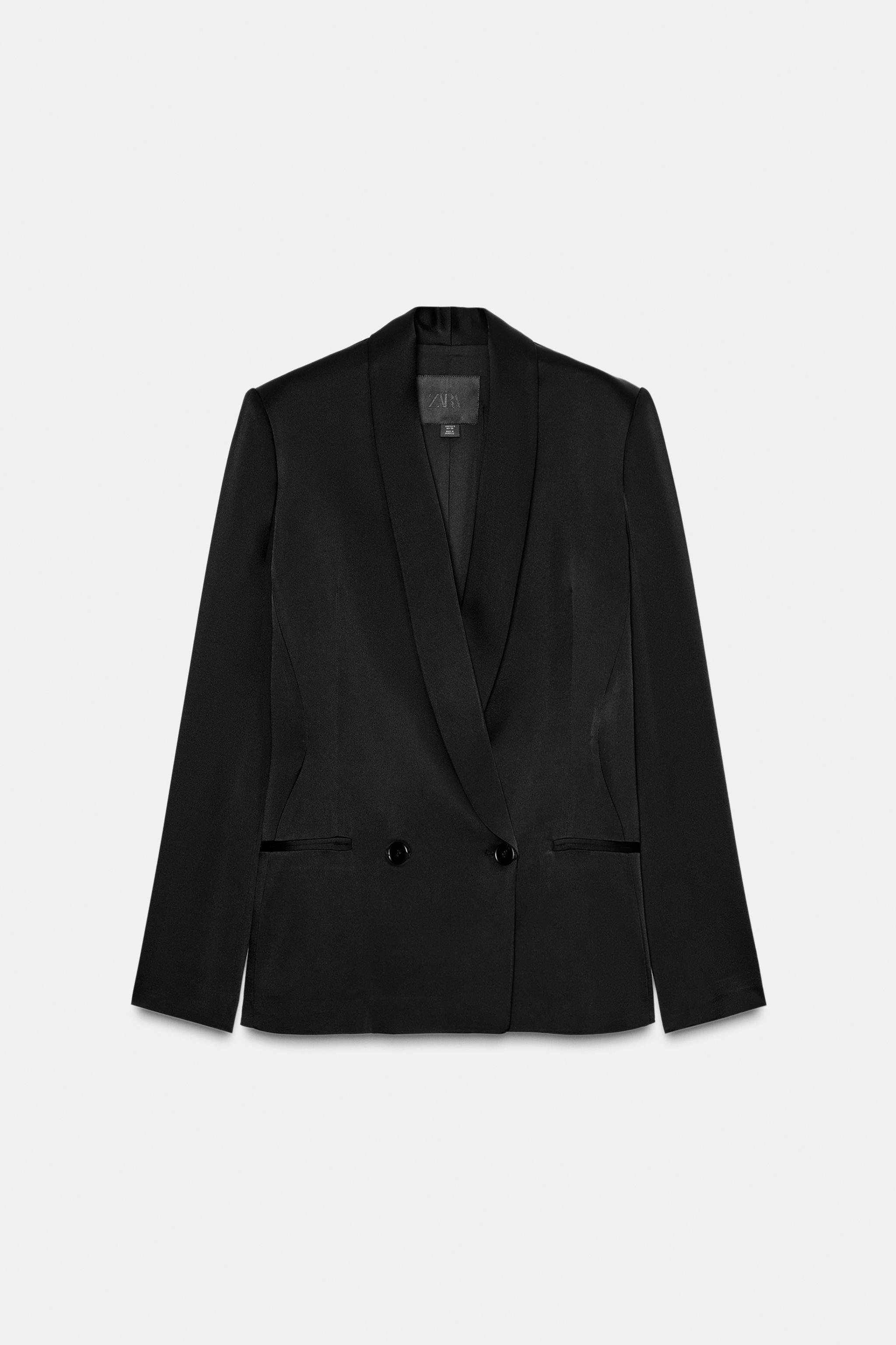 【美品】ZARA パンツスーツ　ノーカラー　アンクル丈　セットアップ　スーツ スーツ – レディース | ZARA 日本