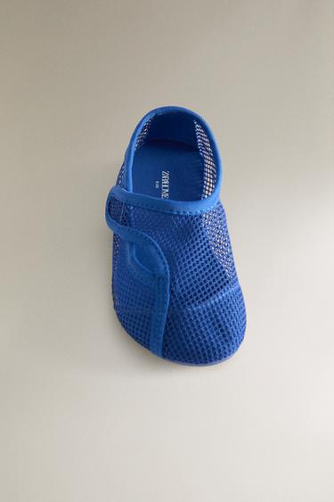KIDS' MESH BOOTIES - Blue by Zara - Image 4