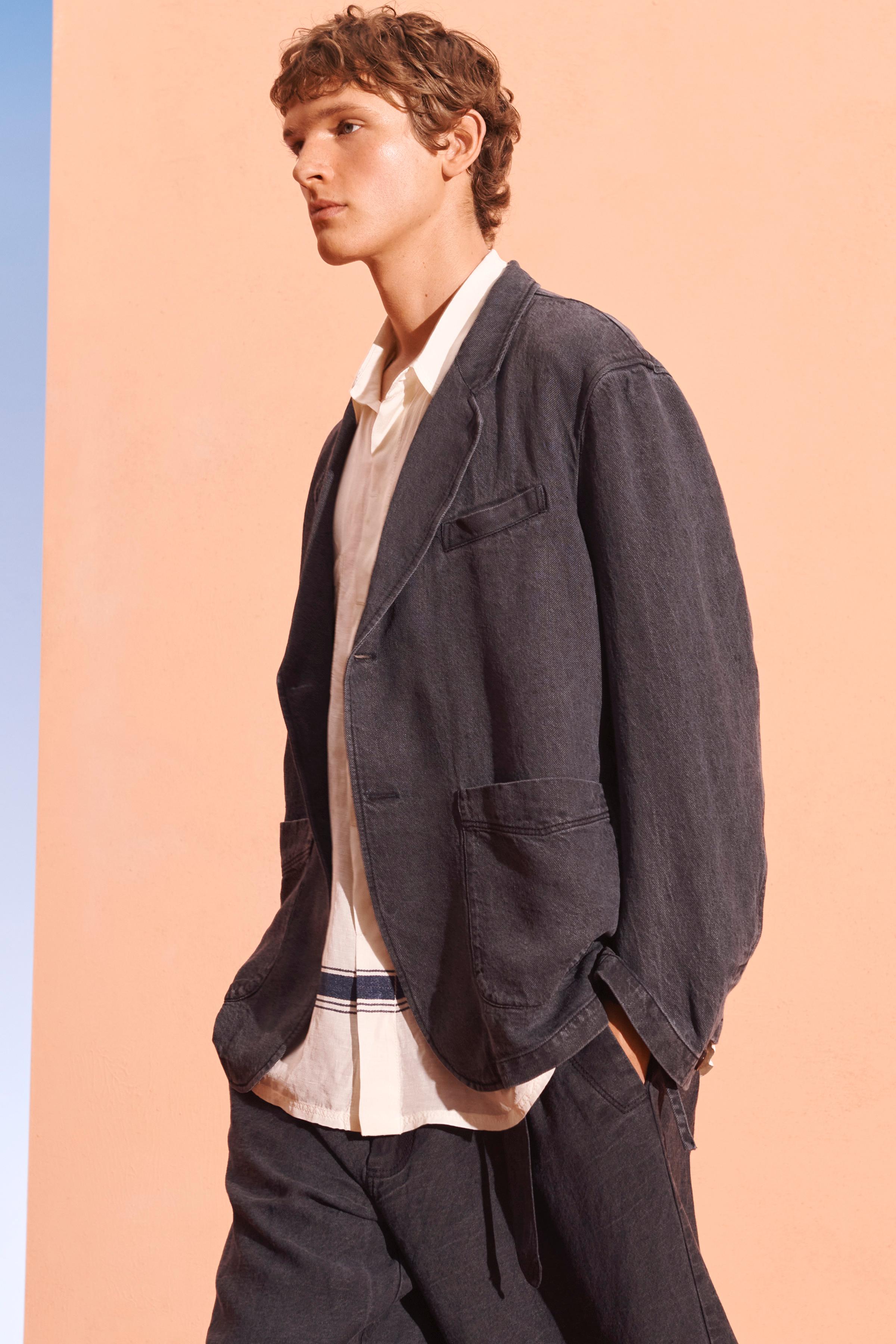 ★ドイツ発*ZARA*新作*ベルテッドリネンパンツ/BLACK★ ZWコレクション ストレートパンツ - ブラック | ZARA Japan / 日本