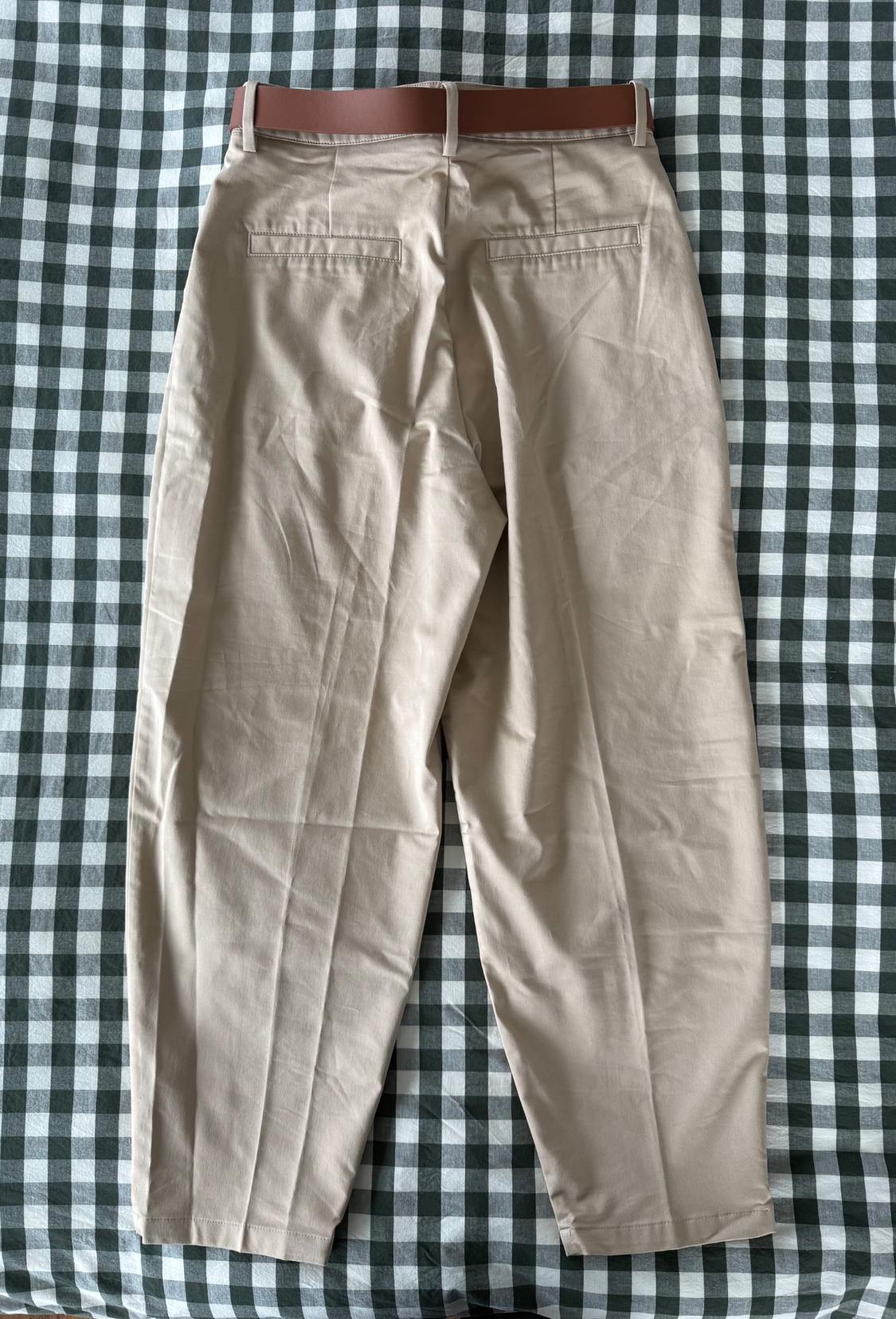 BELTED CHINO TROUSERS - Image 2