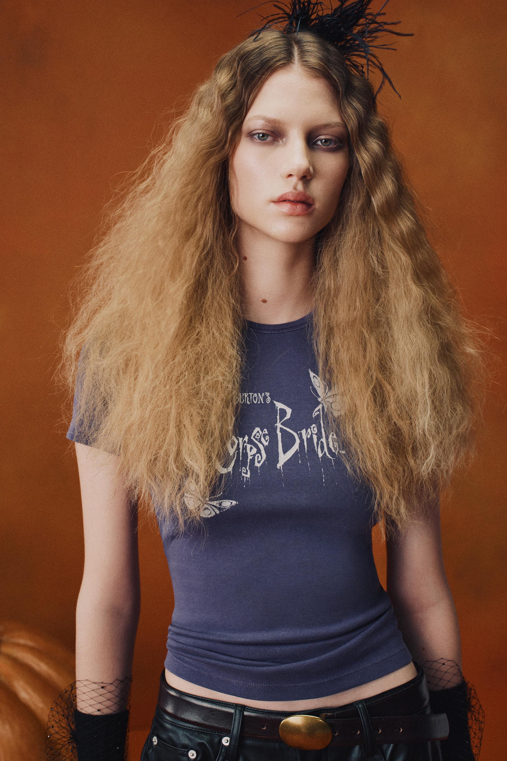 CORPSE BRIDE WASHED EFFECT T-SHIRT