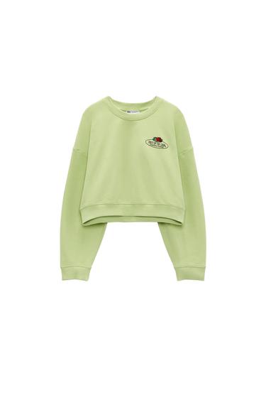 FRUIT OF THE LOOM ® CROPPED SWEATSHIRT