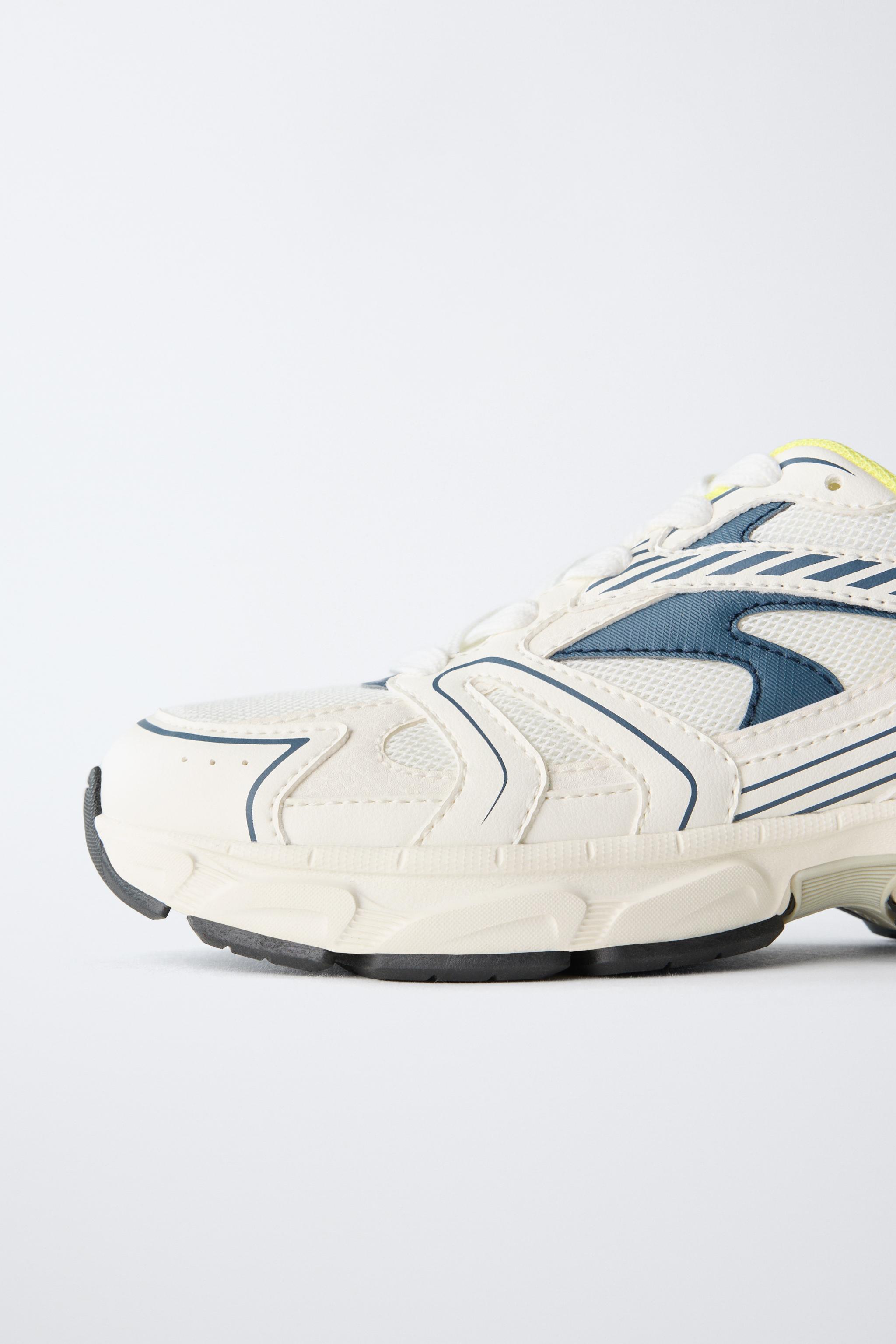 Детские кроссовки Zara NEON SNEAKERS — фото 4