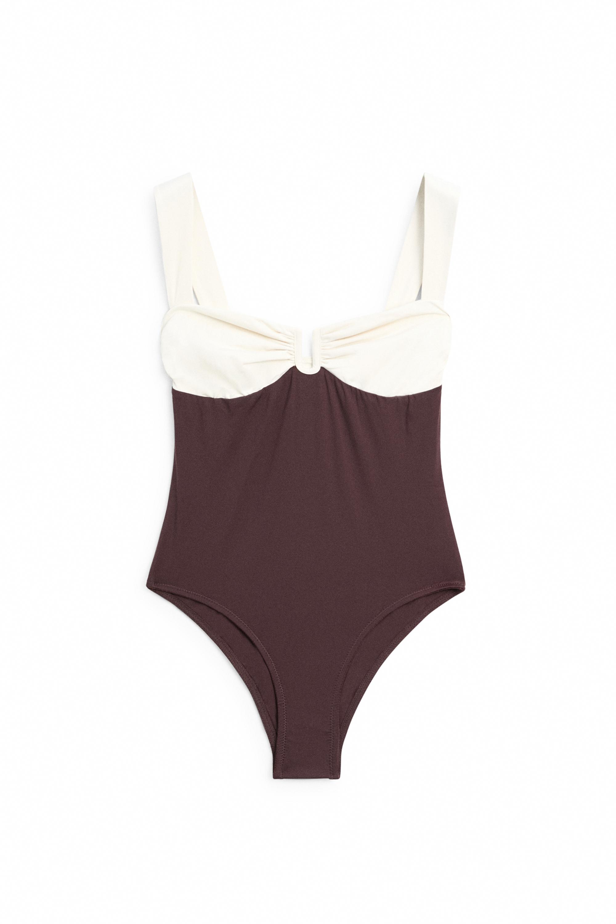 Swimsuit with gathered detail — 734