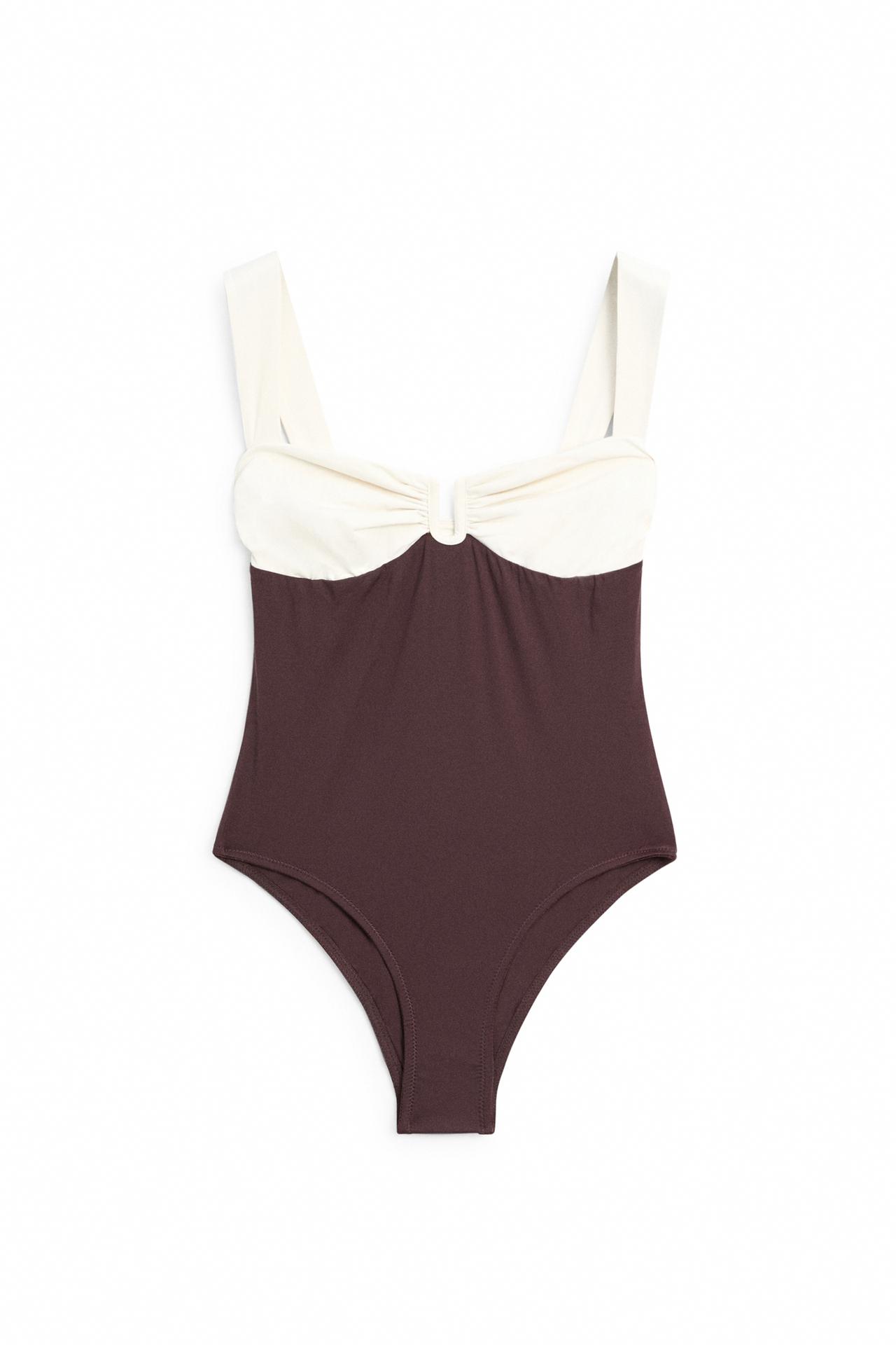 Swimsuit with gathered detail — 734