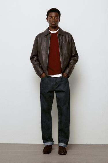 Zara Selvedge fit jeans - Navy blue - Image 0