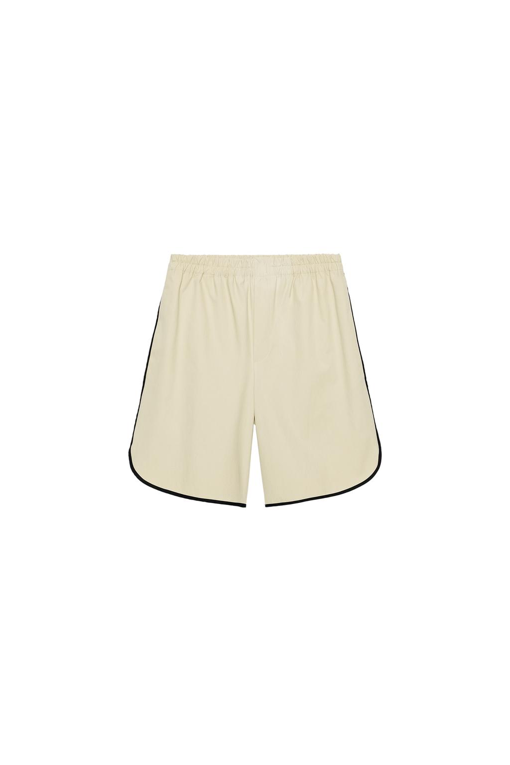 ZW COLLECTION PIPED BERMUDA SHORTS