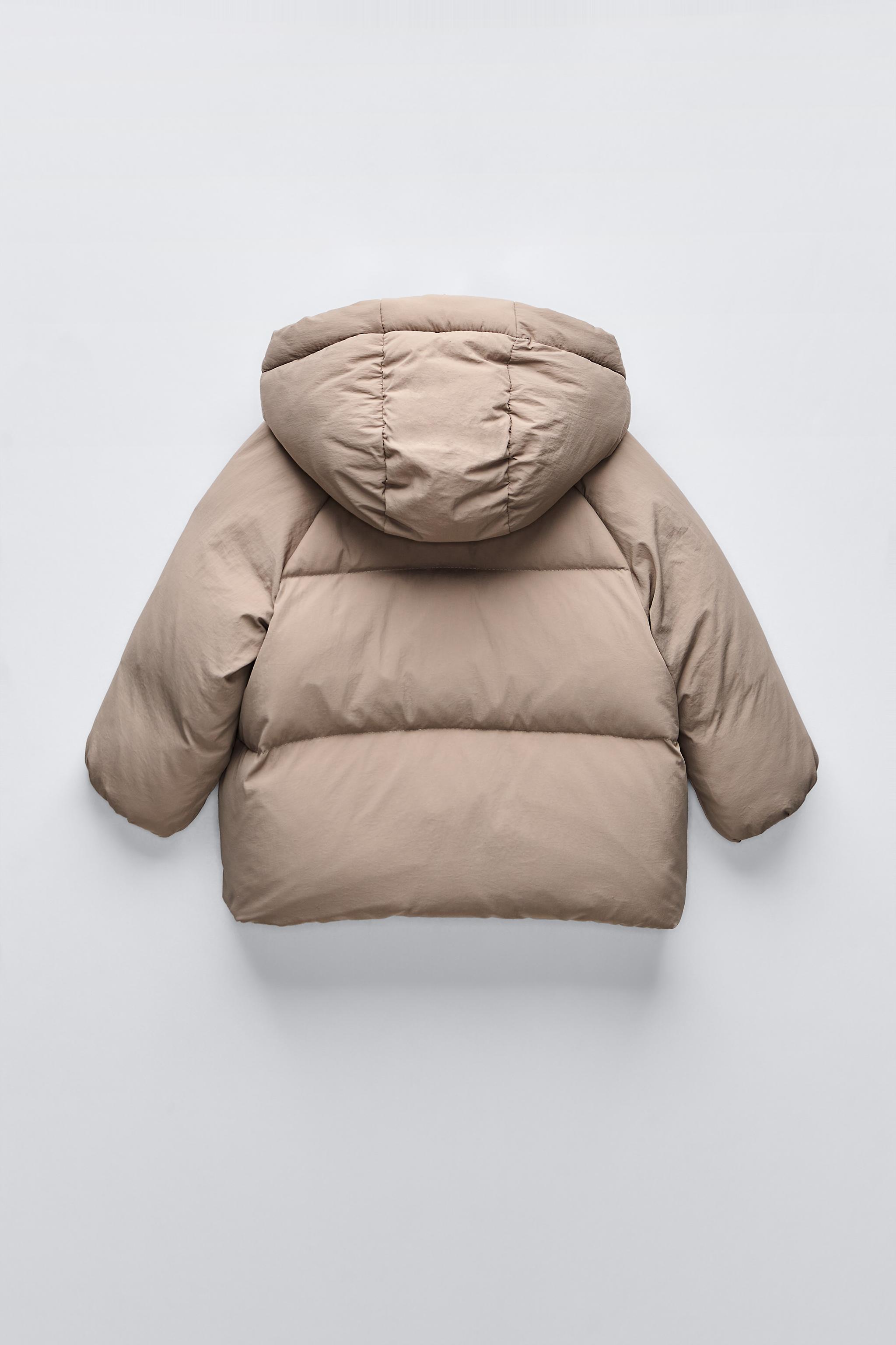 WATER REPELLENT DOWN AND FEATHER PUFFER JACKET camel ZARA United Kingdom