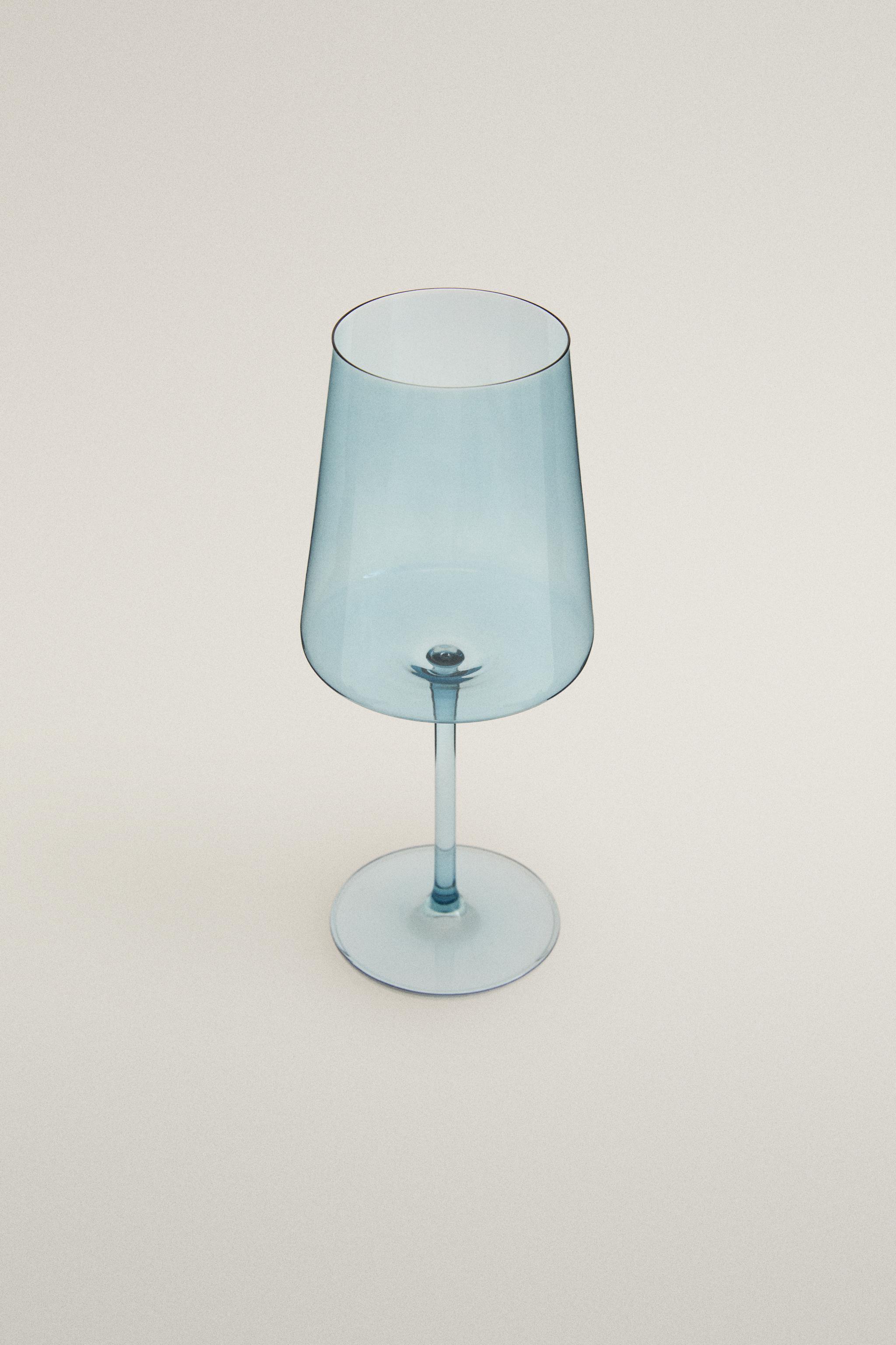 CONICAL CRYSTALLINE GLASS — Blue (alternate view)