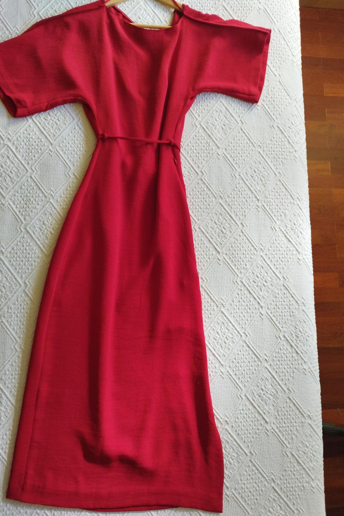 ZW COLLECTION LONG DRESS WITH BELT - Image 3