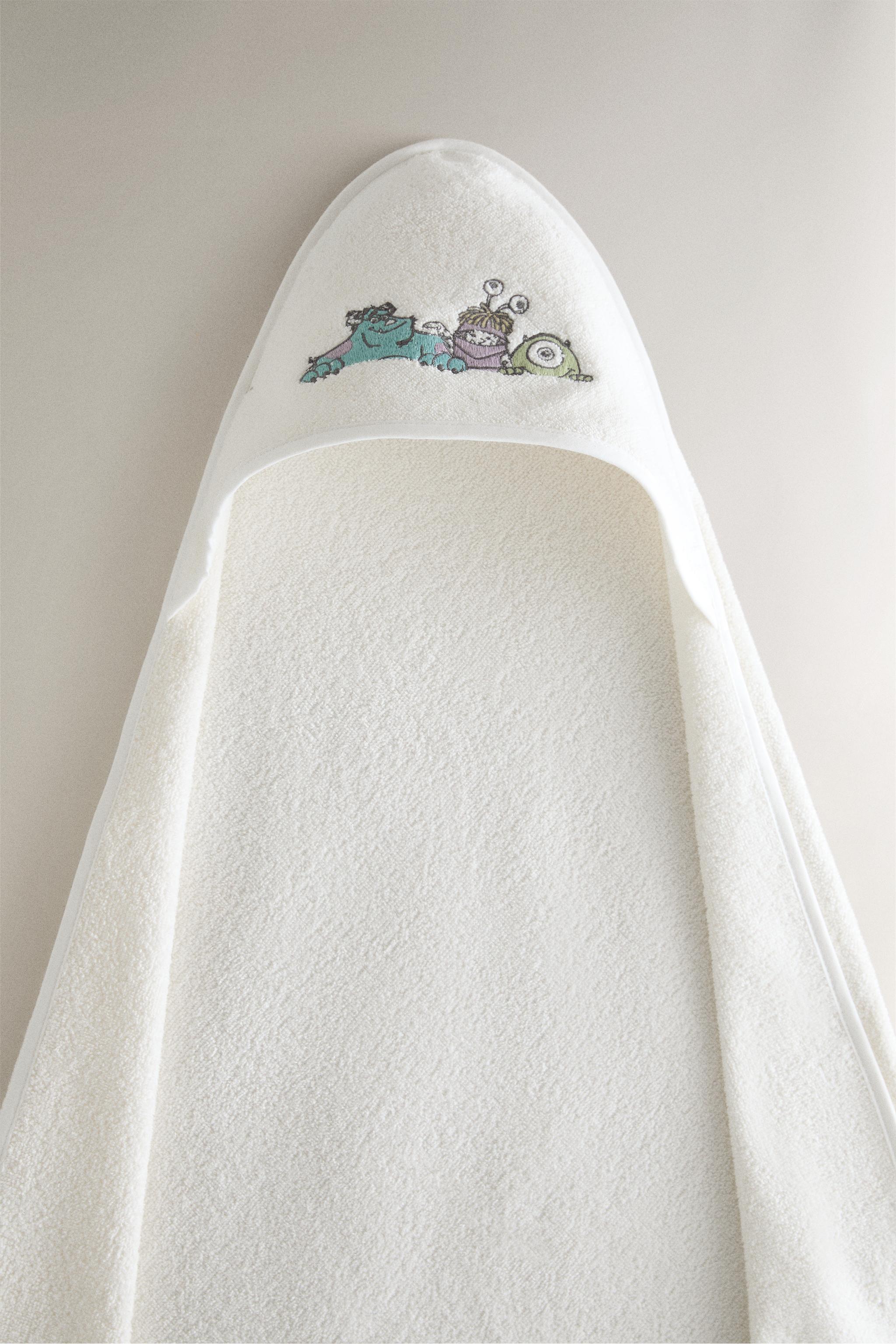Детские полотенца Zara MONSTERS, INC. HOODED BABY