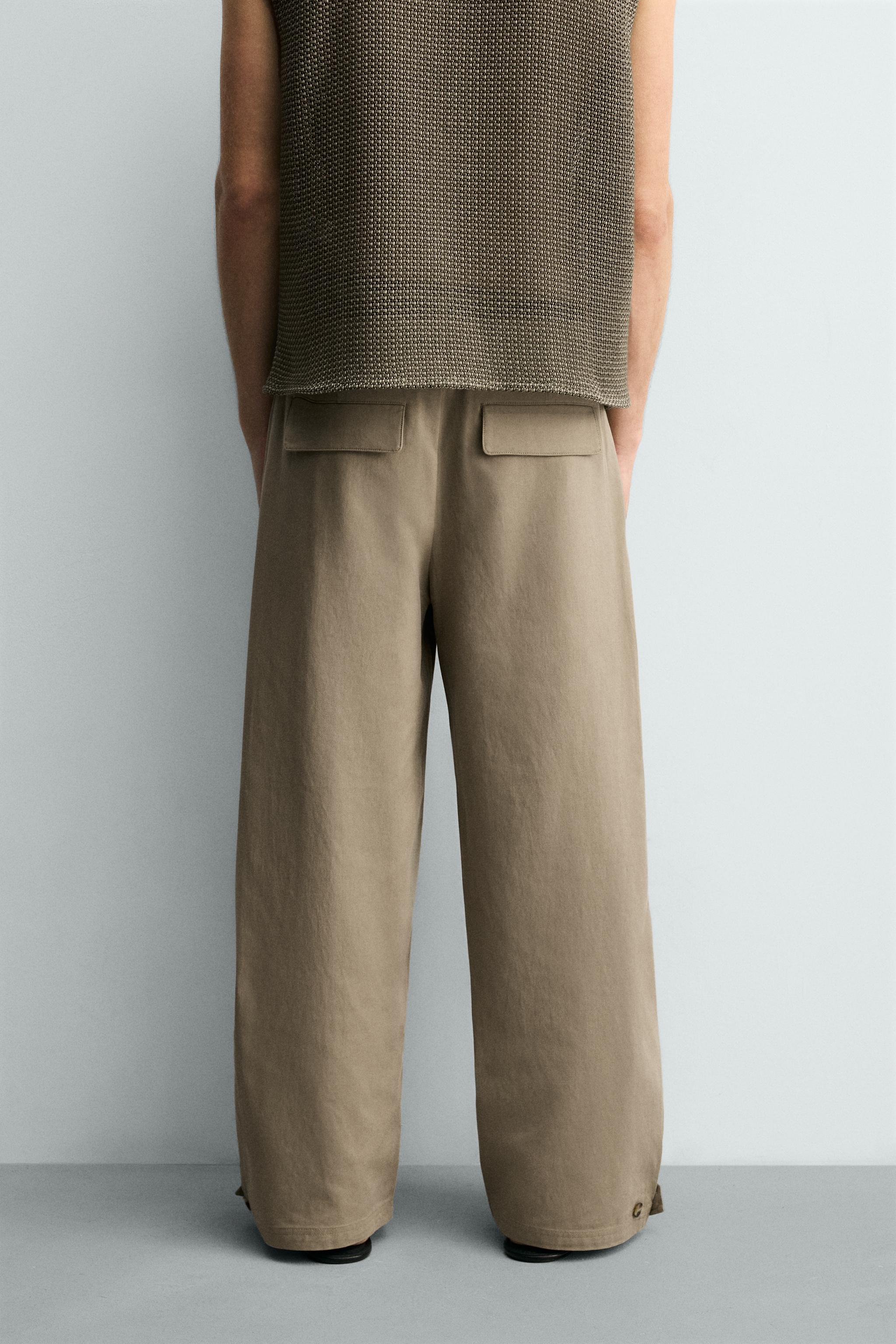 PANTALON COUPE DÉCONTRACTÉE À BAS AJUSTABLE