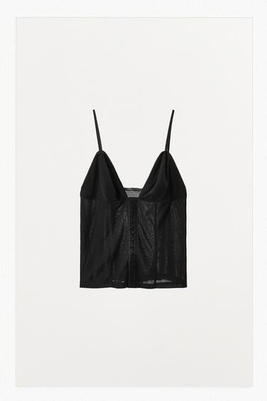 TOP COMBINADO ONDAS - Negro de Zara