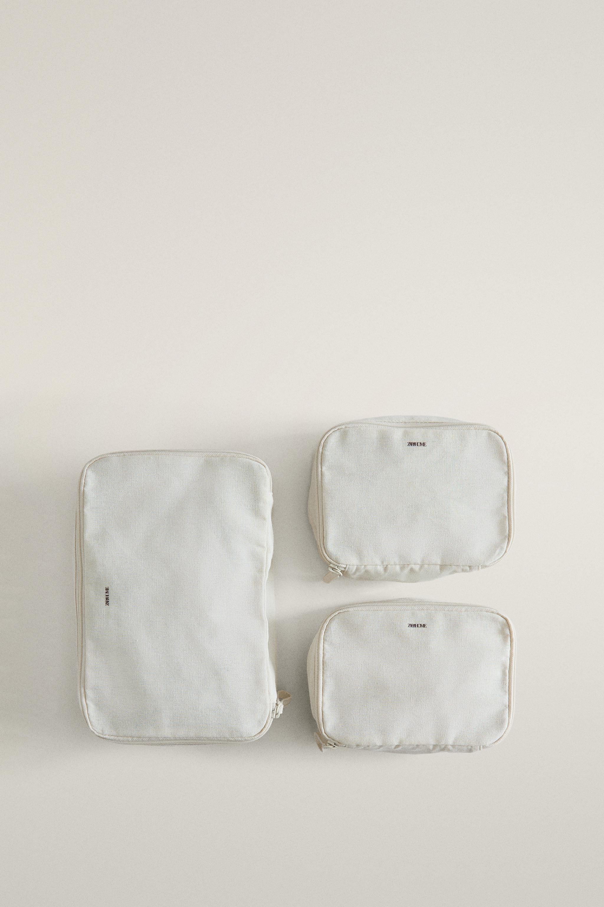 FABRIC TRAVEL ORGANIZER MAKEUP BAG