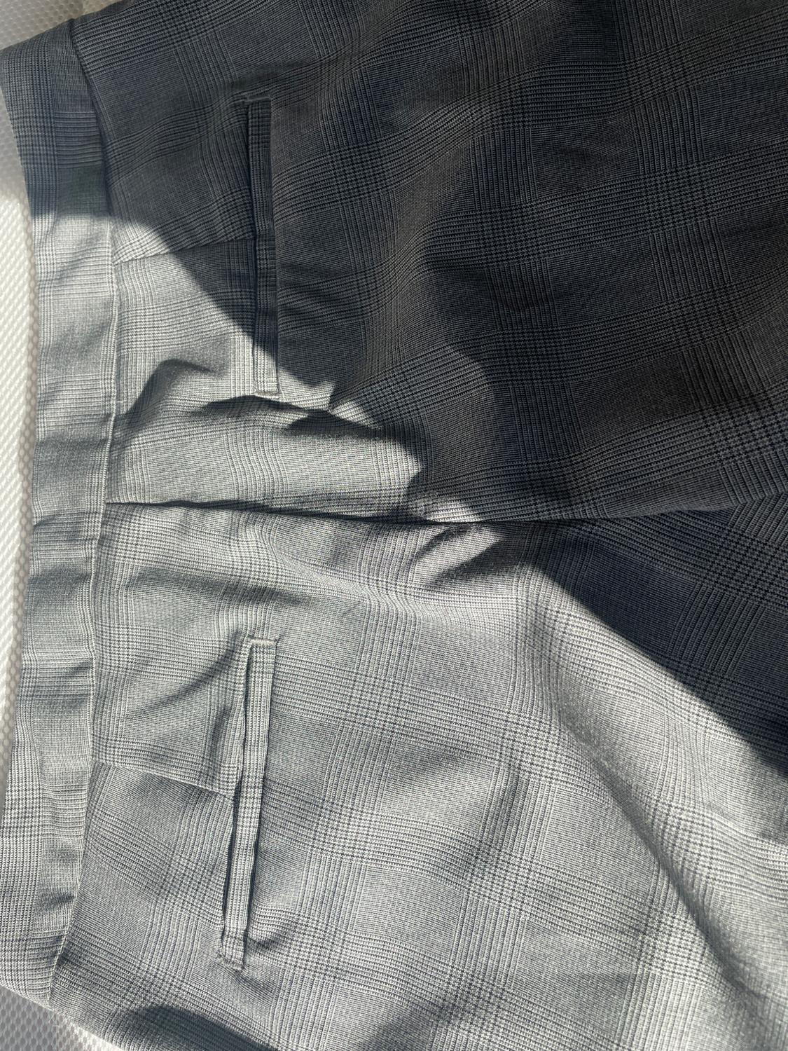 CHECKED SKINNY TROUSERS - Image 3