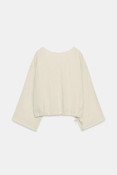 CAMISA CAPA - Beige de Zara - Imagen 0