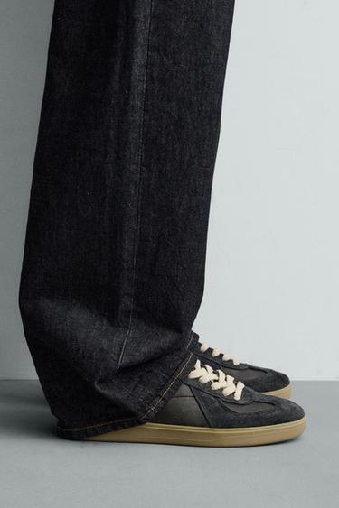 Zara RETRO STYLE SNEAKERS - Black - Image 0