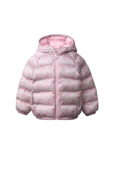 Zara ULTRALIGHT FLOWER WATER REPELLENT JACKET - Pink - Image 0