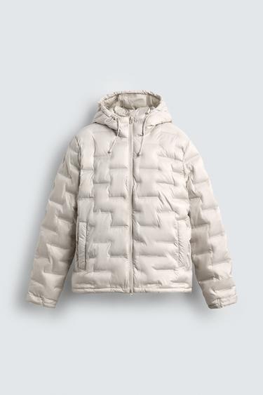 LIGHTWEIGHT PADDED JACKET - Oyster-white by Zara