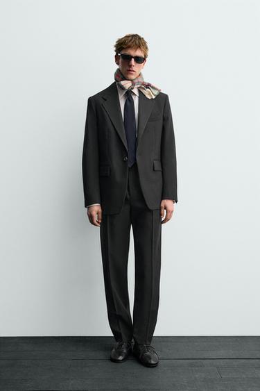 Blazer Homme Zara Noir - Style Softshell, Occasion Très Bon état