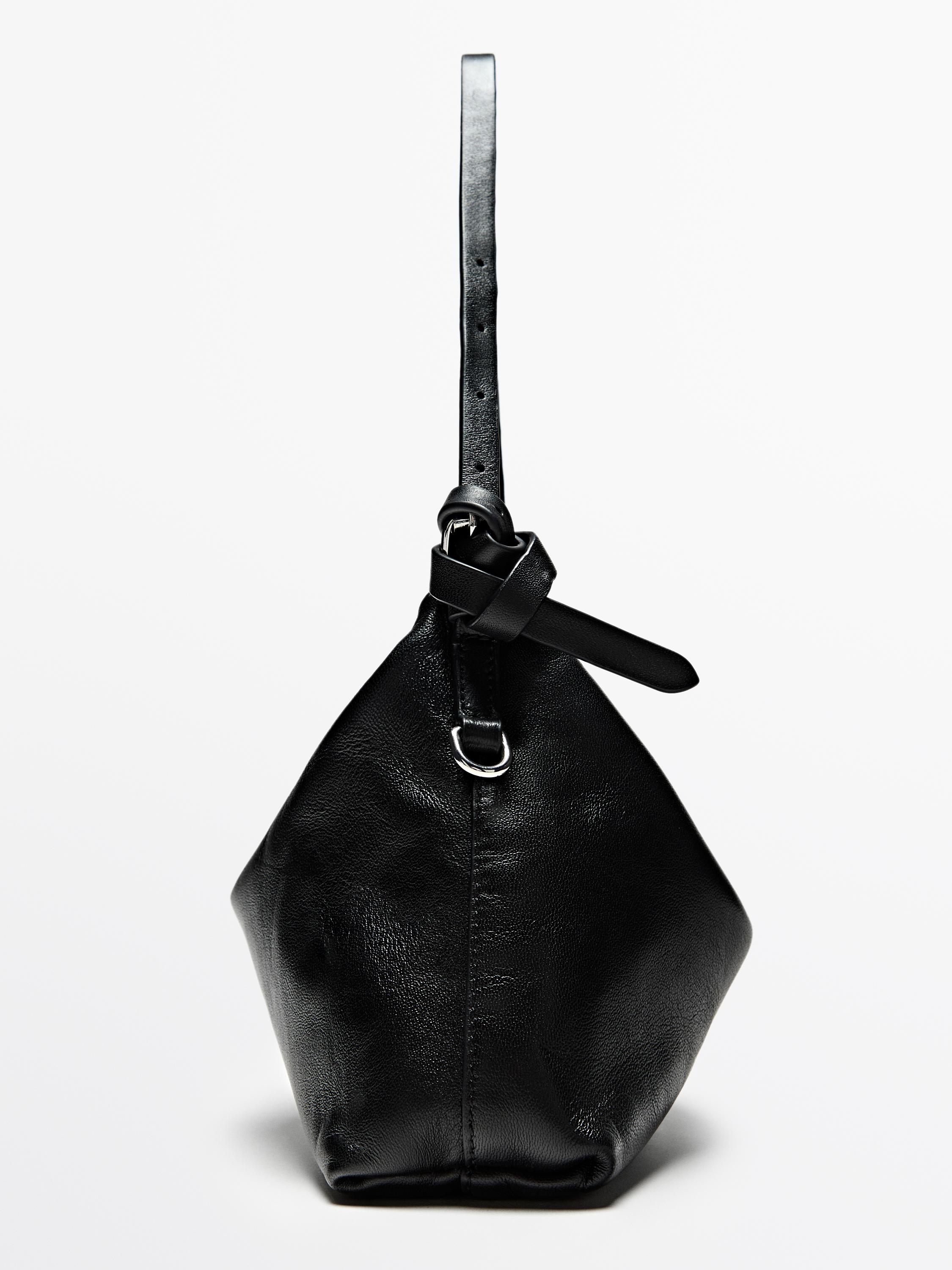 Small nappa leather bag