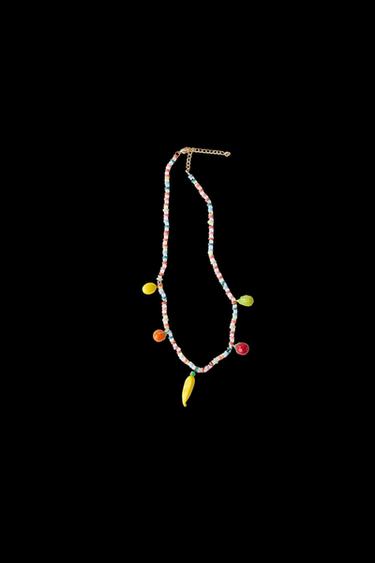 FRUIT BEAD NECKLACE - Multicoloured by Zara - Image 0