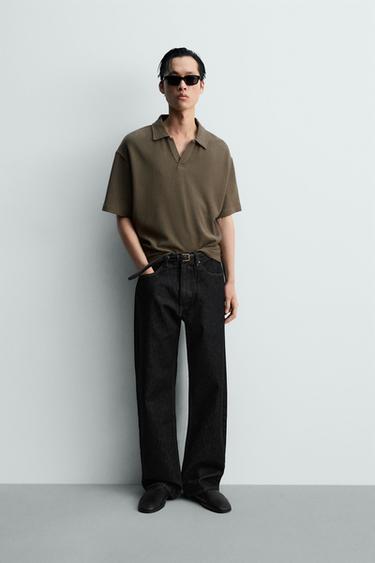 OTTOMAN RELAXED FIT POLO SHIRT - Khaki by Zara