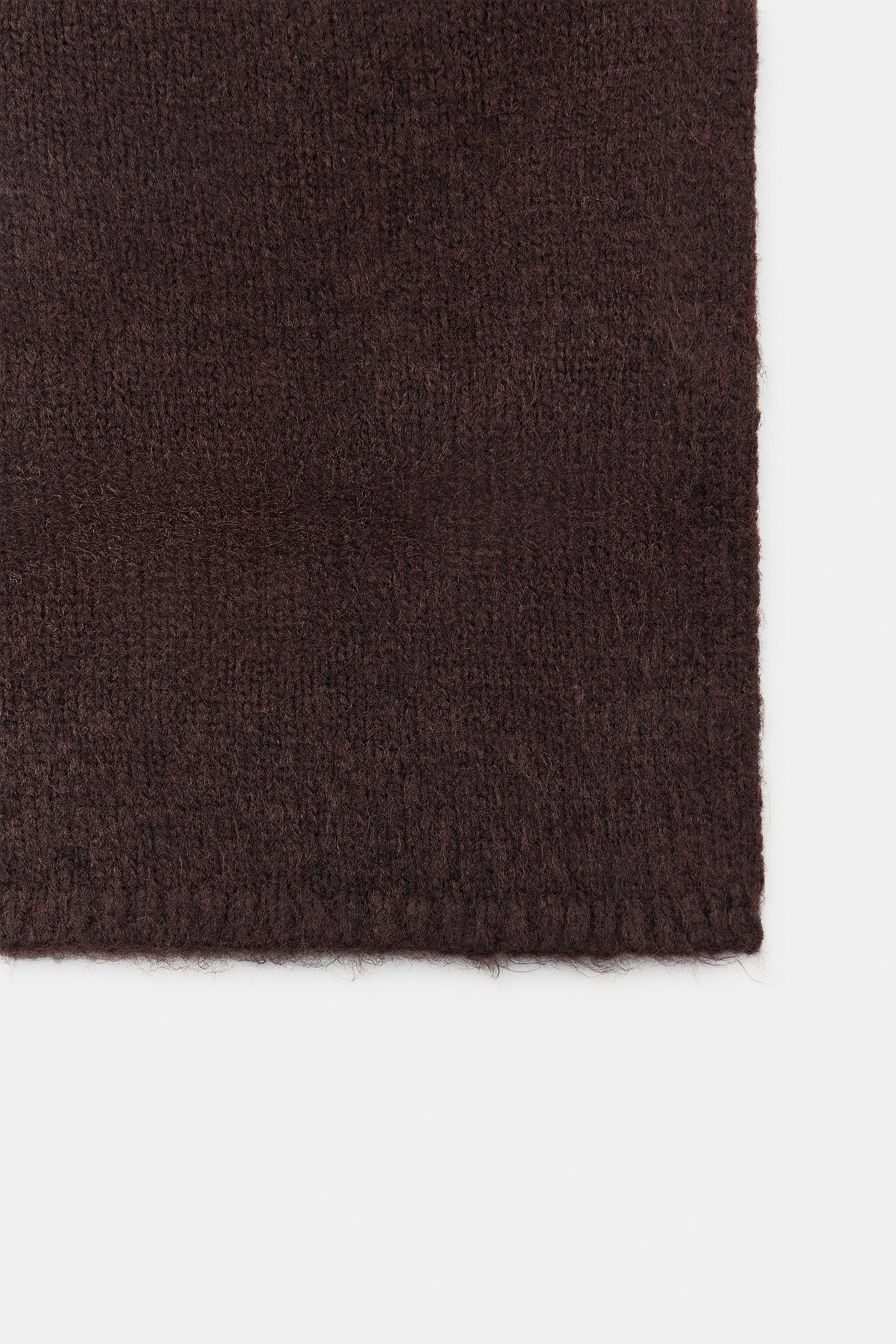 BASIC SCARF - Chocolate | ZARA United States