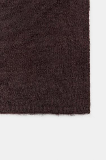 ÉCHARPE BASIQUE - Chocolat de Zara - Image 2