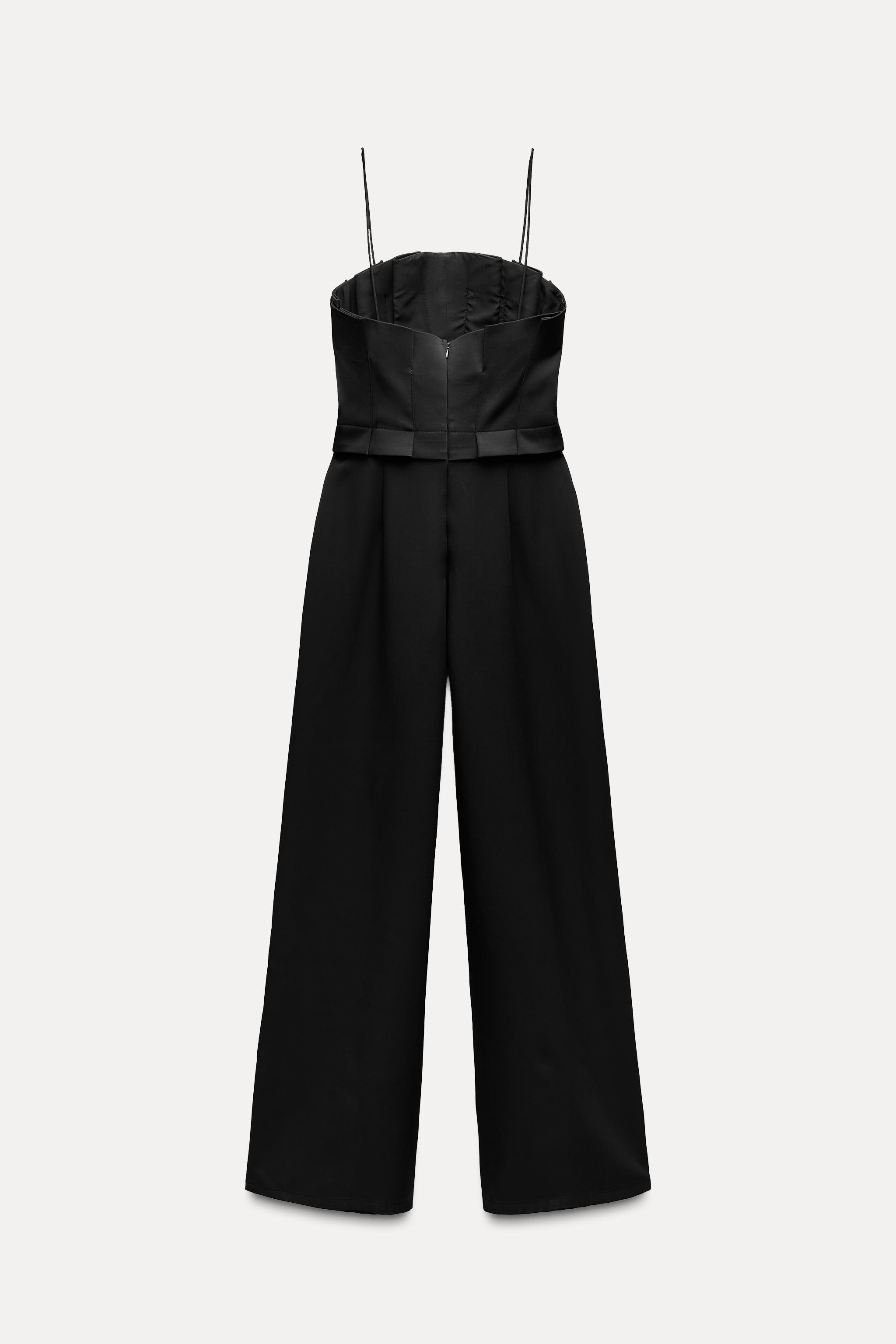 Crepe jumpsuit zara online